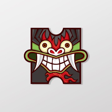 no.44/PUZZLE MAN/車貼、軟磁 SunBrother孫氏兄弟 防水貼紙 車貼貼紙 軟性磁貼