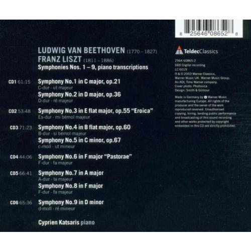 Beethoven Liszt Symphonies 1-9