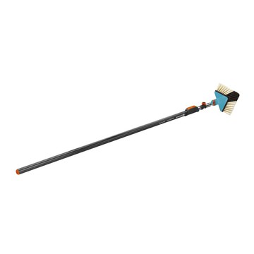 【GARDENA 景觀園藝】 調整型尖頭掃帚+伸縮握柄套組 3633_3720