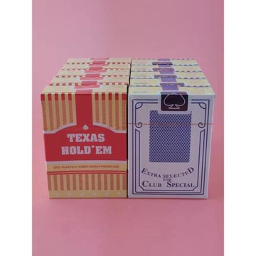 德州撲克牌 金藝塑料小字寬牌 雙面磨砂防水可水洗 PVC耐磨手感好