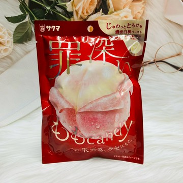 日本 Sakuma 佐久間 罪深 濃密 果實感 白桃風味糖