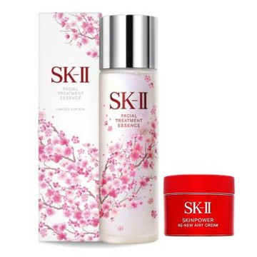 SK-II 青春露(春日櫻光版) 230ML 櫻花限定版 贈肌源賦能煥顏活膚霜 15g