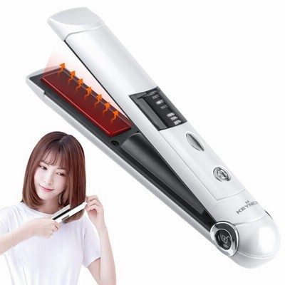 19年最新版 Keynice ヘアアイロン コードレス ヘアストレートアイロン 持ち運び便利 ミニ Usb充電式 ストレート カール2way 3段階温度調節 男女兼用 コン 通販 Lineポイント最大get Lineショッピング