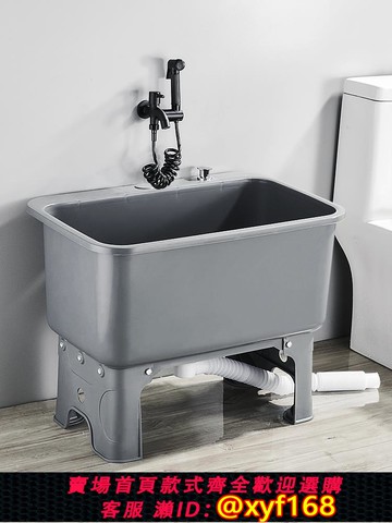 {可打統編 保固一年}拖把池陽臺高腳衛生間家用墩布池拖布池移動洗地盆水池水槽拖把桶
