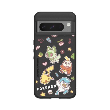 Pixel 8 Pro SolidSuit 黑 - 寶可夢 Pokemon - 暖色系列-御三家