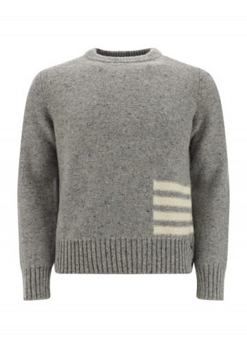 Thom Browne - Sweater - Mens - Grey