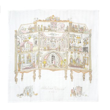 Atelier Choux Paris 白色玩具屋印花包巾