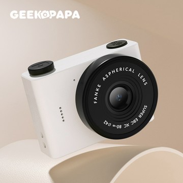 【GEEKPAPA 極客爸爸】A5mini復古迷你數位相機-白色