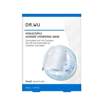 DR.WU_達爾膚 玻尿酸保濕微導面膜26ml 3片入/盒 公司貨