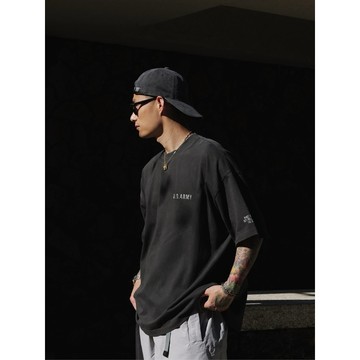 「Doushop」Unbent 25 s/s army 蠟染水洗Tee