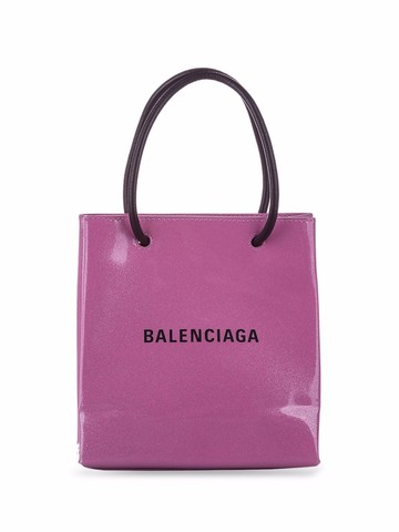 Balenciaga Pre-Owned - North South shopper - women - Patent Leather - One Size - Pink