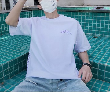 FINDSENSE H1 2018 夏季 新款 嘻哈寬鬆百搭 情侶款 休閒 T恤 男女短袖  潮 時尚 上衣 男