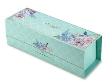 【零售量50個】愛在春天奶凍捲盒-藍 / F201A