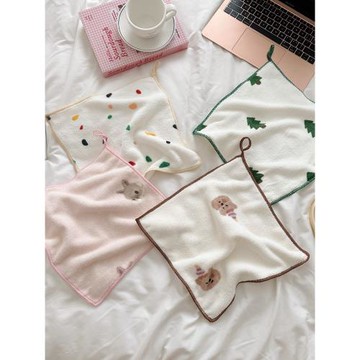 嬰兒毛巾新生超柔軟喂奶巾寶寶洗臉洗澡小方巾a類口水巾 兒童手帕