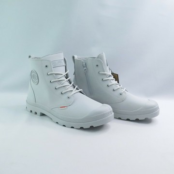 Palladium 74069090 PAMPA HI Z COATED WP+ 男女休閒鞋 防潑水 莫蘭迪質感 冰河灰