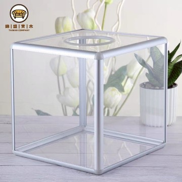 免運 抽獎箱 六面全透明無字  抽獎箱 抽簽箱 當眾選獎箱附發票 工廠直銷 全館折扣 j16