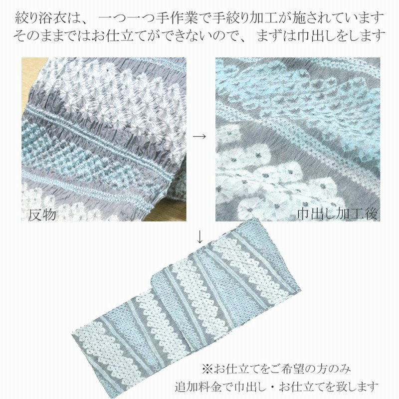 有松絞り浴衣反物 浴衣 反物 有松絞り 浴衣 反物 総絞り | LINEブランドカタログ