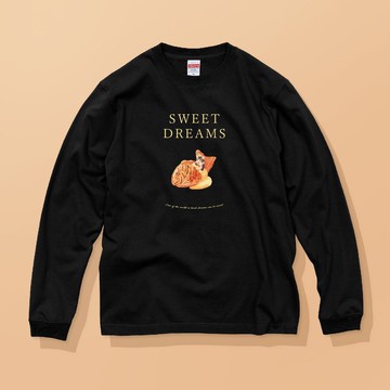 SWEET DREAMS_貓與鯛魚燒 / 安心品質 / 經典長袖純棉T恤