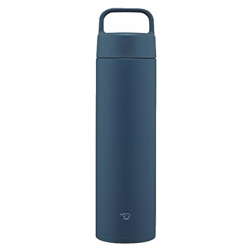 ZOJIRUSHI 象印 不鏽鋼一體式中栓吊環真空保溫杯  藏青色  650ml  1個