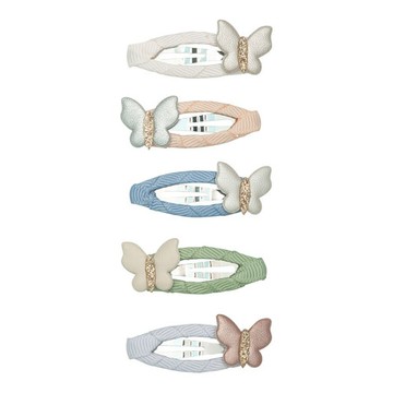 Mimi & Lula｜SS24_鬱金香花季_粉彩蝴蝶迷你滴答夾5入