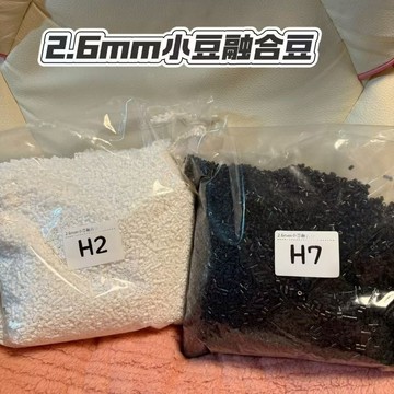 台灣出貨🔥黑白豆 拼豆補充包 補充包 拼豆材料 2.6mm拼豆 補充包 1000粒袋裝 MARD同色 融合豆 材料包