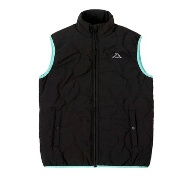 KAPPA 舒適精典女生 鋪棉背心 黑 331I8EW005