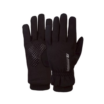 防潑水厚暖觸控機能手套 - M / 黑