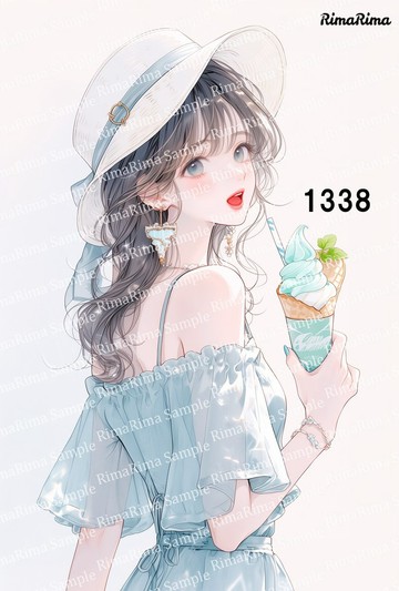 1338 原創貼紙 原創人物貼紙 貼紙  りまりま  RimaRima