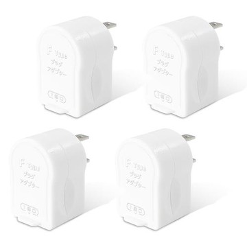 【聖岡科技Dr.AV】2入組TNT-767F F型轉向 3轉2插頭 吊卡裝(新安規 防火 耐燃 三轉二 轉換插頭)