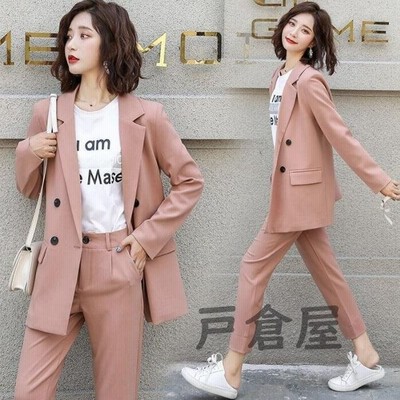 スーツ 卒業式 服 パンツスーツ レディース 成人式 春 スーツジャケット ロングパンツ フォーマル 上品 上下セットアップ 2点セット セレモニー スーツ 通勤 通販 Lineポイント最大get Lineショッピング