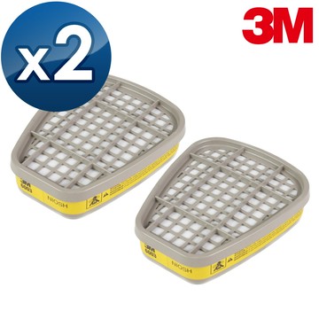 【3M】有機酸性氣體濾毒罐 6003 濾罐 2入 適用3M 6200 6800 7502防毒面罩 超取限購20個