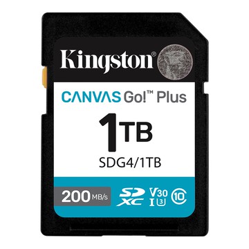 【中壢NOVA-水世界】Kingston 金士頓 SDXC 1TB【V30 讀取200 寫入160MB/s】公司貨