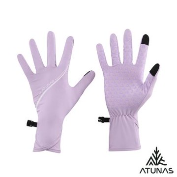 【ATUNAS歐都納】冰絲防曬手套/機車手套/A1AGGZ03N薰衣草紫/防曬/通勤/涼感