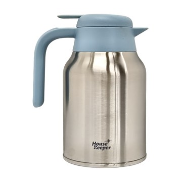 HouseKeeper 妙管家 316長效保溫壺 HKVP-1316 19.5 x 13.5 x 22.8cm  銀色 + 藍色  1.6L  1個