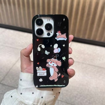 免運+隔日🚚亮面果凍手機殼 氣球帽子小熊 適用於蘋果17promax 16Pro 15plus14 13 1211防摔