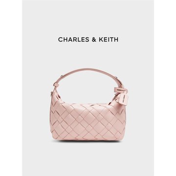 (免運)CHARLES&KEITH25春新款CK2-20151510編織可調節手提斜挎包飯盒包