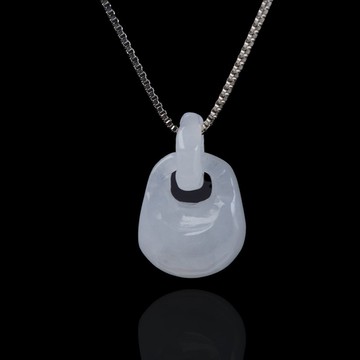 【福到】冰種翡翠福袋項鍊 | 天然緬甸玉翡翠A貨 | 送禮