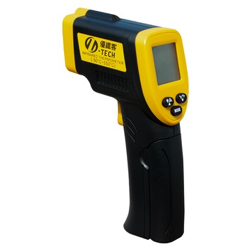 U-TECH 可調發射率 紅外線測溫度槍  黑黃色  非接觸式快速測溫  1支