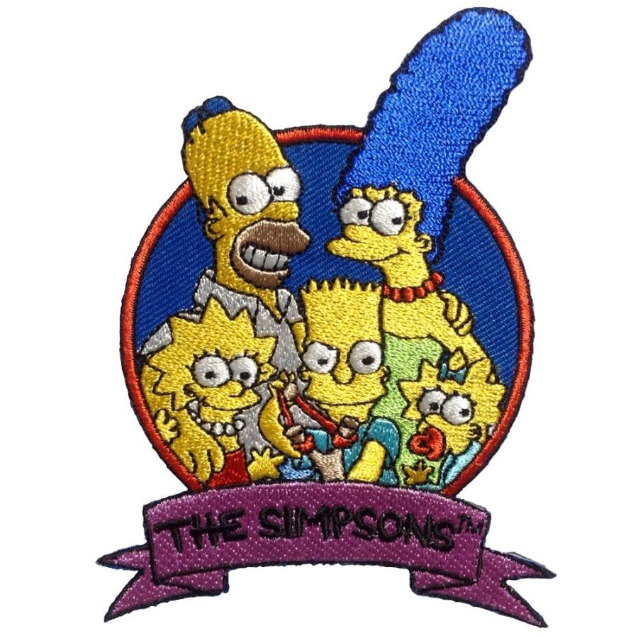 ワッペン シンプソンズ theSIMPSONS (ファミリー２) バート ホーマー ...