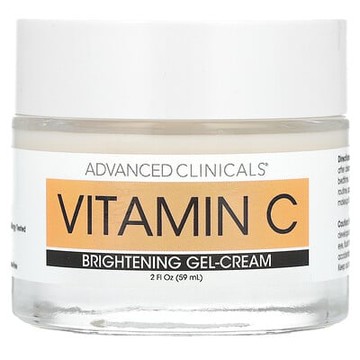 Advanced Clinicals, 維生素 C，潔白凝膠乳霜，2 液量盎司（59 毫升）