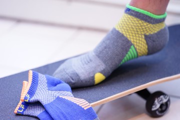 MIT 棉質足弓加壓慢跑踝襪灰色 (3色可選) 聖誕節交換禮物