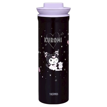 THERMOS 膳魔師 Kuromi 不銹鋼真空保溫壺  酷洛米晚安 黑色  1個  1000ml