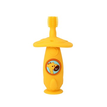 MARCUS＆MARCUS - 360度矽膠固齒訓練牙刷-長頸鹿