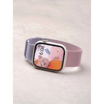 《台灣出貨》適用 APPLE WATCH 圓尾米蘭 漸變磁吸錶帶 S11 S10 SE3 46mm 45mm 女士錶帶