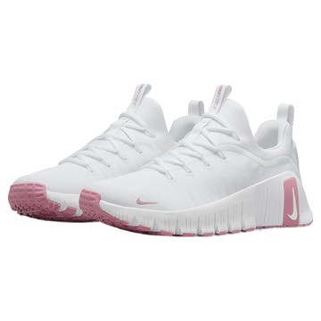 NIKE 耐吉 訓練鞋 女鞋 運動鞋 慢跑鞋 W FREE METCON 6 FJ7126-106 US8.5  25.5 cm  白色 + 粉色