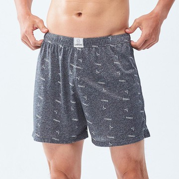 煙斗AB紗印花平口褲