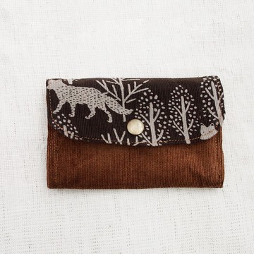 外出攜帶方便小零錢包-大地色/小零錢包/卡夾/拉鍊零錢包