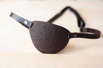 皮革眼罩|棕眼貼