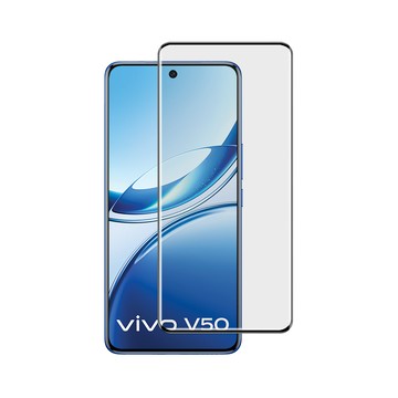 Imak vivo V50 5G 3D曲面全膠鋼化玻璃貼(黑邊)