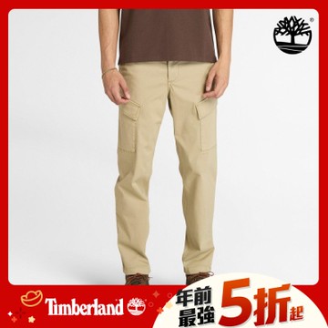 (領券再折)Timberland官方旗艦 男款檸檬黃工裝長褲|A6H9FDH4